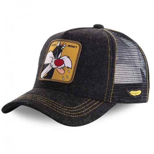 Casquette cartoon motard - Gros minet - LE PRATIQUE DU MOTARD