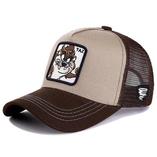 Casquette Motard cartoon - Taz Kaki - LE PRATIQUE DU MOTARD