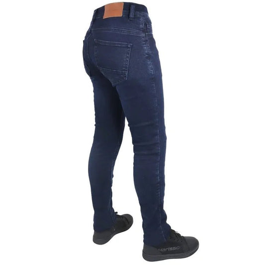 Pantalon Moto Femme en Jean PARKER™ - Homologué AA & Style Denim - LE PRATIQUE DU MOTARD