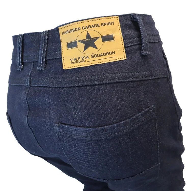 Pantalon Moto Femme en Jean PARKER™ - Homologué AA & Style Denim - LE PRATIQUE DU MOTARD