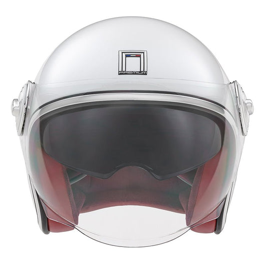 Casque Moto Jet Heritage Blanc Perle | NOX - LE PRATIQUE DU MOTARD