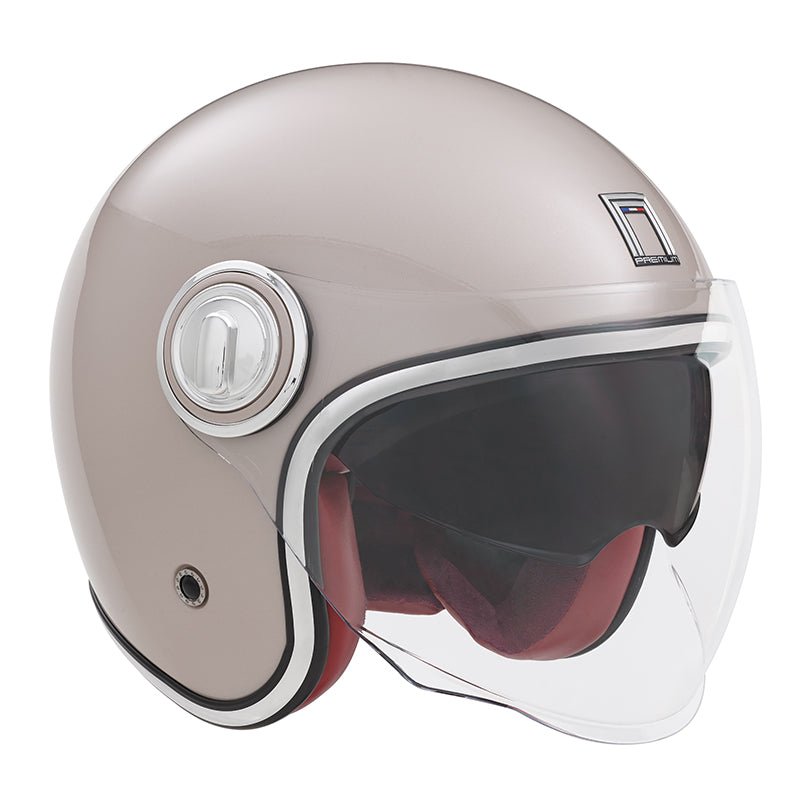 Casque Moto Jet Heritage Champagne Rose | NOX - LE PRATIQUE DU MOTARD