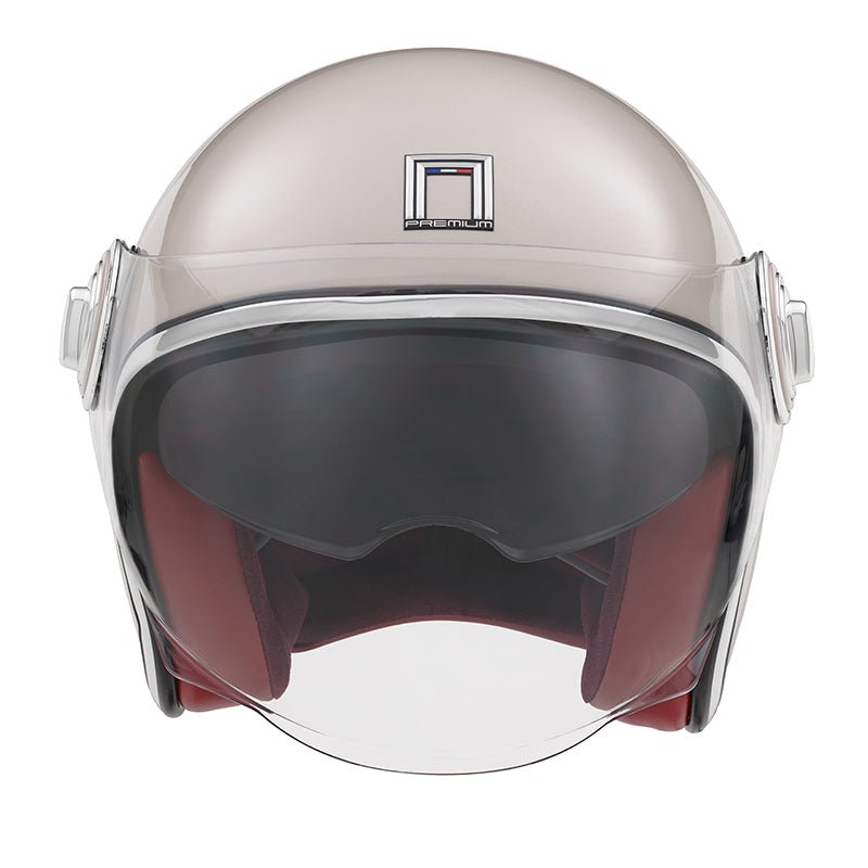 Casque Moto Jet Heritage Champagne Rose | NOX - LE PRATIQUE DU MOTARD