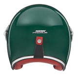 Casque Moto Jet Heritage Vert Anglais | NOX - LE PRATIQUE DU MOTARD