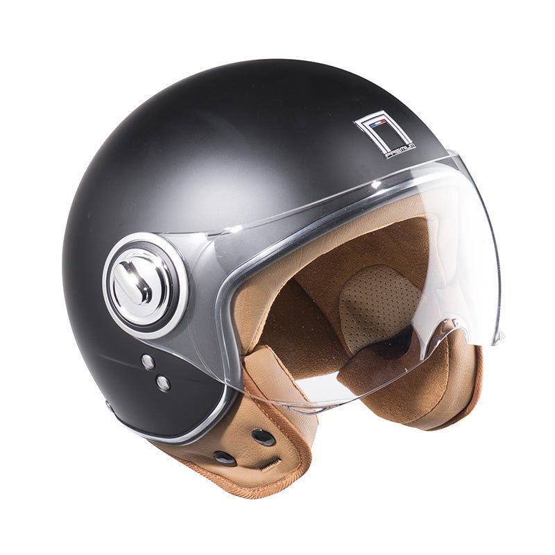 Casque Moto Jet Idol Noir Mat | NOX - LE PRATIQUE DU MOTARD