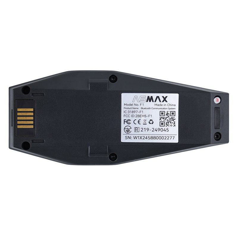 Intercom Moto ASMAX F1 Plus – MESH et Bluetooth 5.3, 10 Pilotes, 15 km, Son HD - LE PRATIQUE DU MOTARD