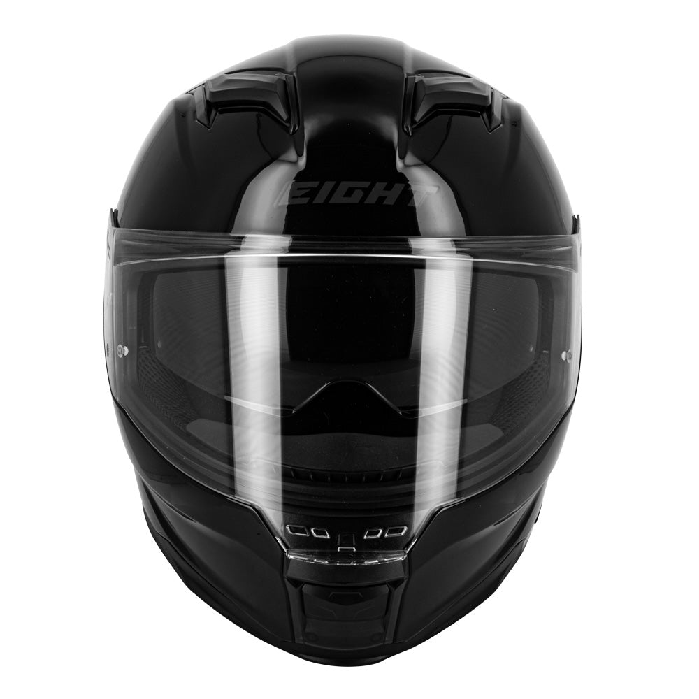 Casque de moto femme Noir Brillant - S442 VENGE - LE PRATIQUE DU MOTARD