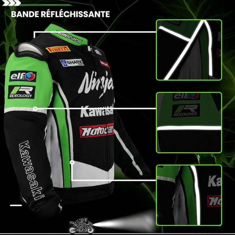 Blouson moto | Kawasaki Ninja - LE PRATIQUE DU MOTARD