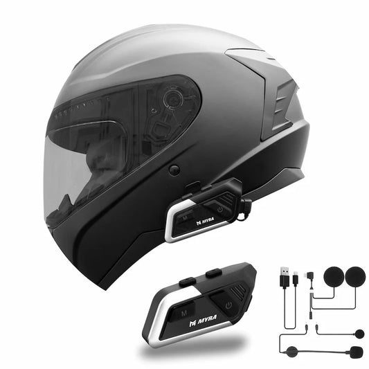 Bluetooth Motorcycle Intercom – HD &amp; Long Range Communication