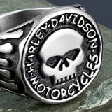 Bague Harley Davidson - Le Crâne des Routes