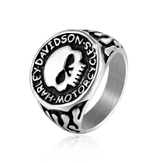 Biker ring 1% 1st (Silver)