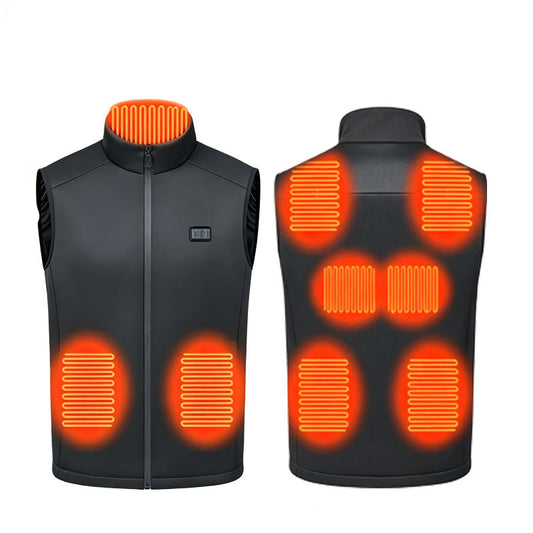 Gilet Chauffant Moto - 9 zones