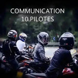 Intercom casque moto bluetooth LEXIN - 10 pilotes - Le Pratique du Motard