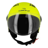 Casque Jet Jaune Fluo CITIZEN — Haute Visibilité | Homologué ECE R22 - 06 - LE PRATIQUE DU MOTARD