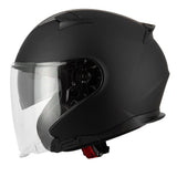 Casque jet Noir mat / Brillant - S771 - LE PRATIQUE DU MOTARD