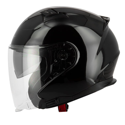 Casque moto jet - NOIR - LE PRATIQUE DU MOTARD