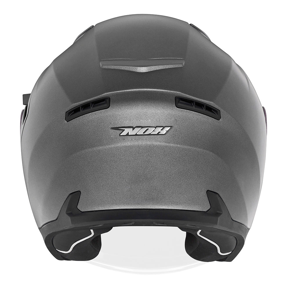 Casque Moto Jet N130 Titanium Mat | NOX - LE PRATIQUE DU MOTARD