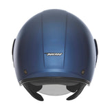 Casque Moto Jet N182 Bleu Mat | NOX - LE PRATIQUE DU MOTARD