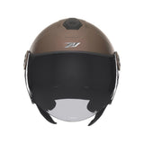 Casque Moto Jet N182 Bronze Mat | NOX - LE PRATIQUE DU MOTARD