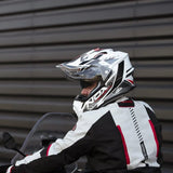 Casque Moto Cross N312 Track Noir Mat Jaune Fluo | NOX - LE PRATIQUE DU MOTARD