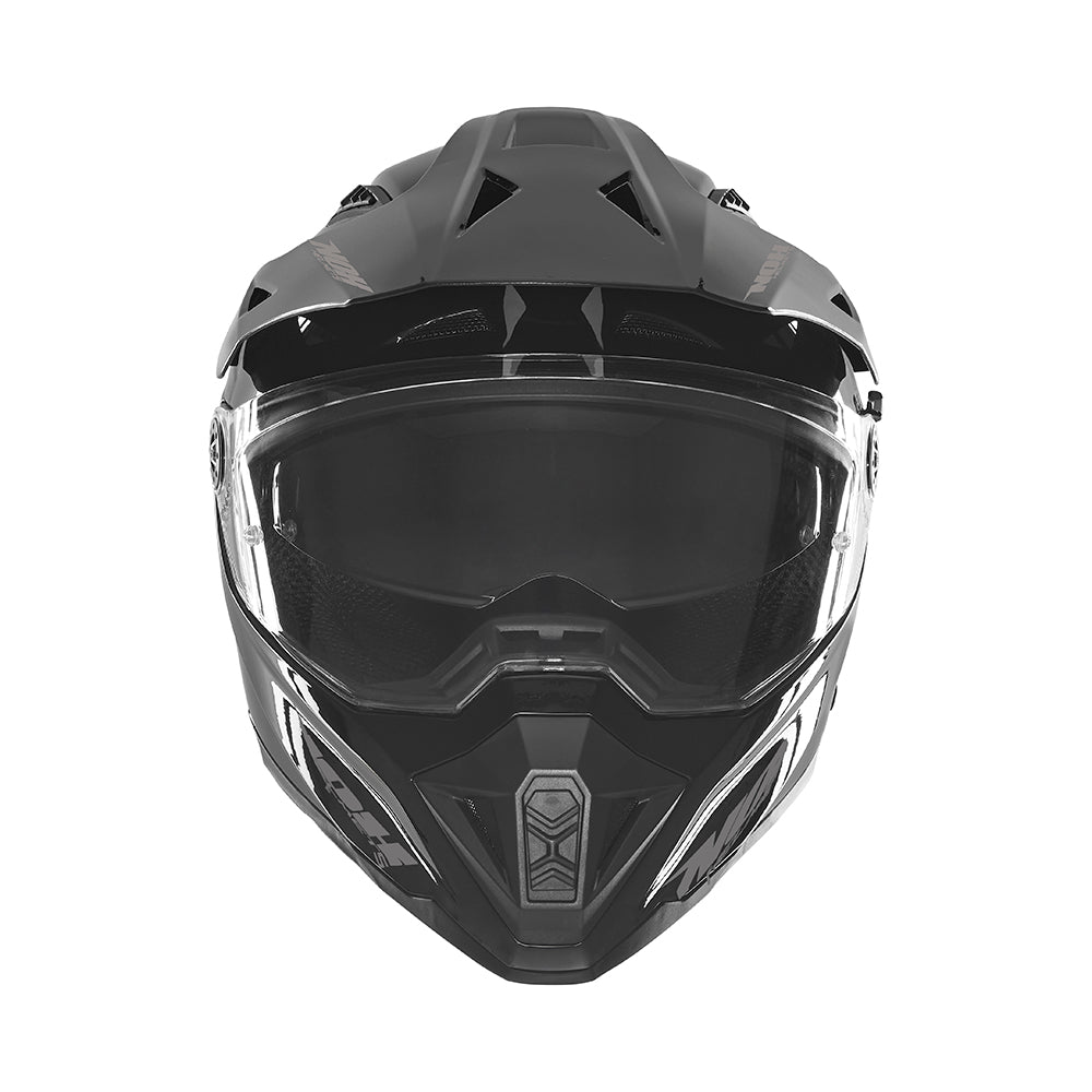 Casque Moto Trail N350 Noir Brillant | NOX - LE PRATIQUE DU MOTARD
