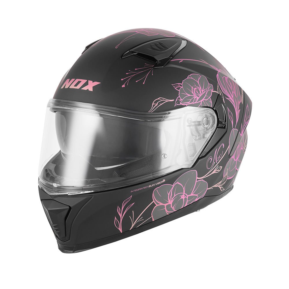 Casque Moto Intégral N402 Spring Rose | NOX - LE PRATIQUE DU MOTARD