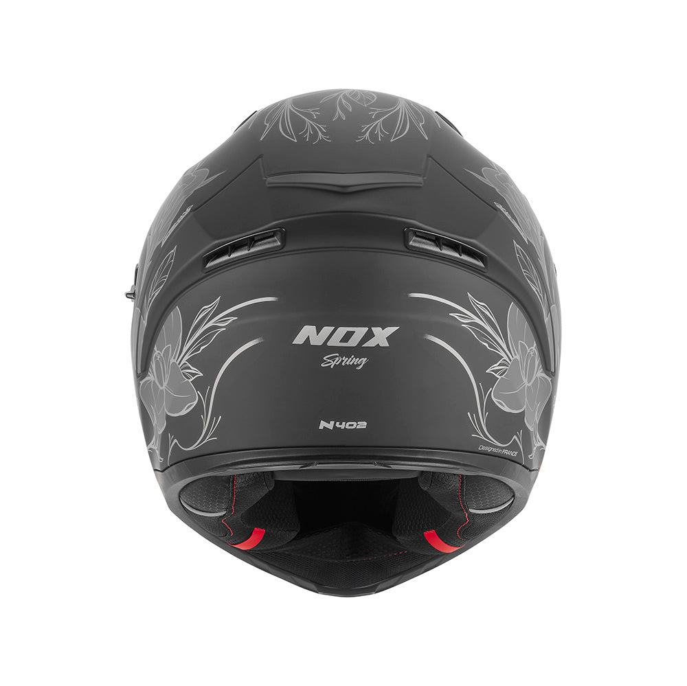 Casque Moto Intégral N402 Spring Argent | NOX - LE PRATIQUE DU MOTARD