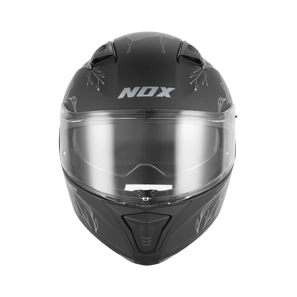 Casque Moto Intégral N402 Spring Argent | NOX - LE PRATIQUE DU MOTARD