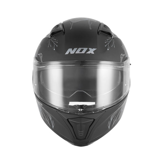 Casque Moto Intégral N402 Spring Argent | NOX - LE PRATIQUE DU MOTARD