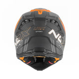 Casque Moto Cross N634 Storm Noir Mat Orange | NOX - LE PRATIQUE DU MOTARD