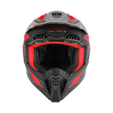 Casque Moto Cross N634 Storm Noir Mat Rouge | NOX - LE PRATIQUE DU MOTARD