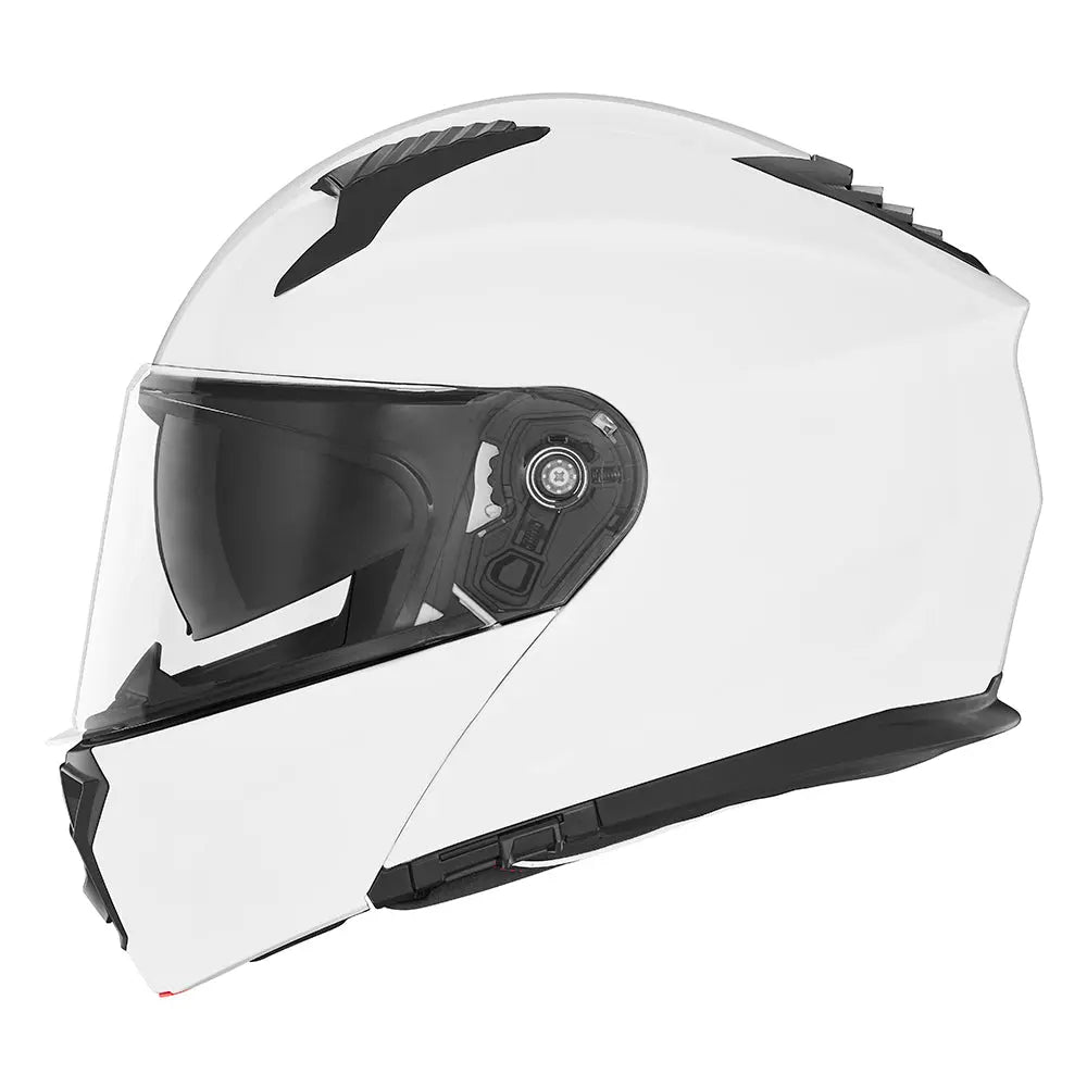 Casque Moto Modulable N968 Blanc Perle | NOX - LE PRATIQUE DU MOTARD