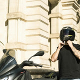 Casque Moto Modulable N968 Bleu Mat | NOX - LE PRATIQUE DU MOTARD