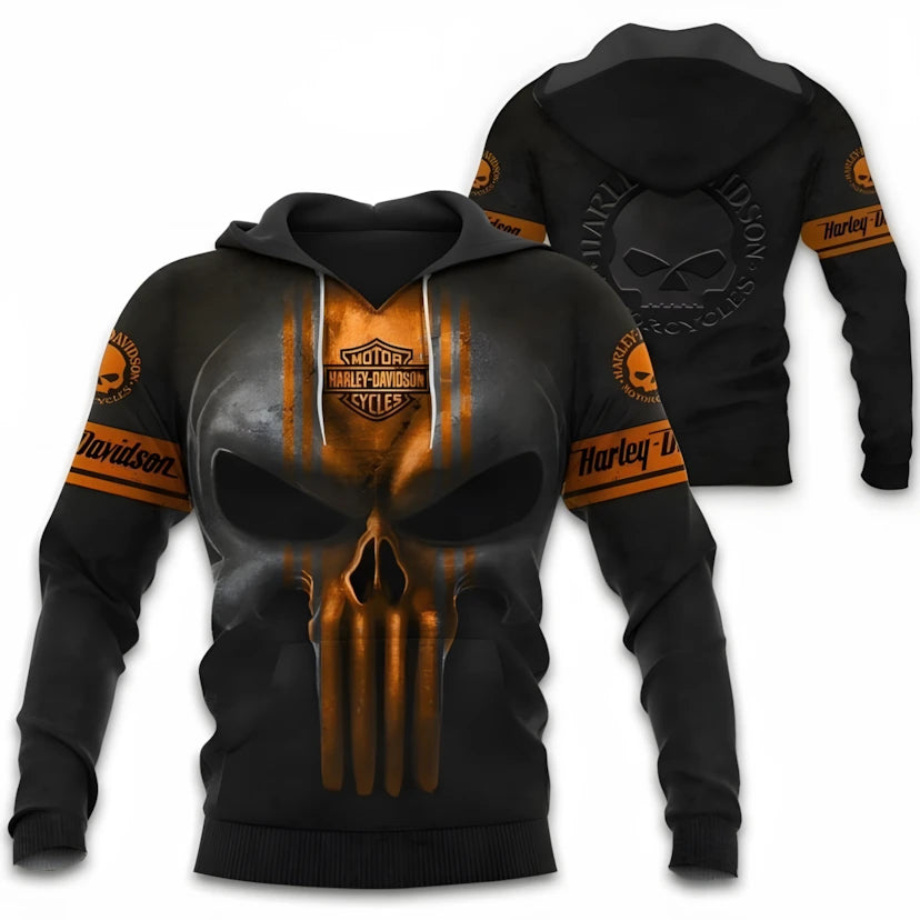 Sweat motard Skull Legend HD