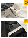 Men's white leather jacket