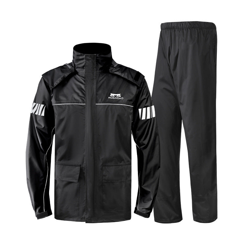 Tenue de pluie pour moto haute protection 20 000 mmH2O | MOBA™ - LE PRATIQUE DU MOTARD