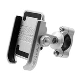 Support téléphone moto Universel finition métal - LE PRATIQUE DU MOTARD