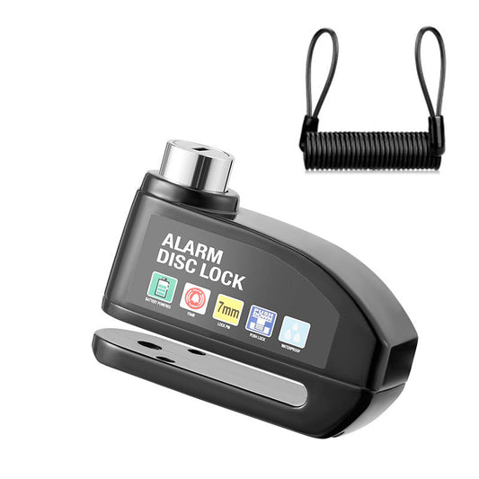Anti-Theft Motorcycle Disc Block With Alarm