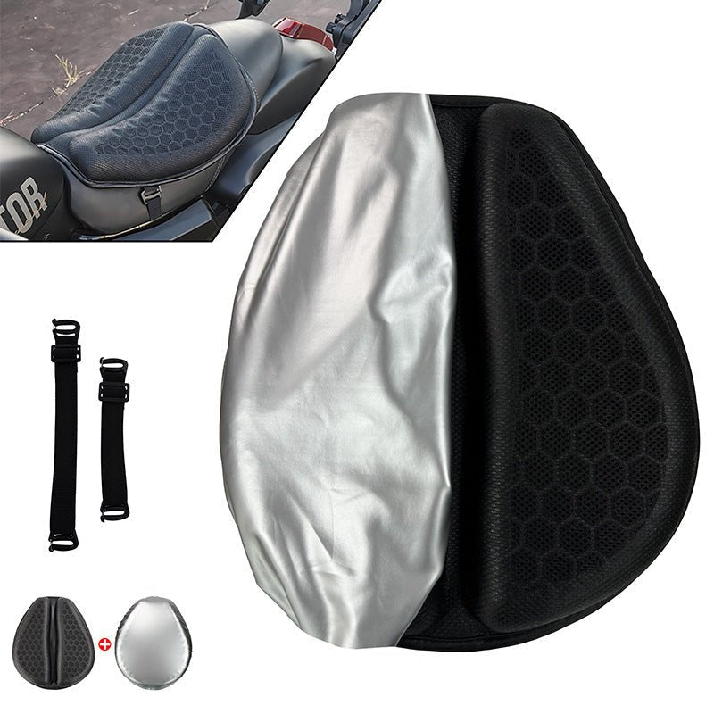 Coussin de selle confort gel moto - LE PRATIQUE DU MOTARD