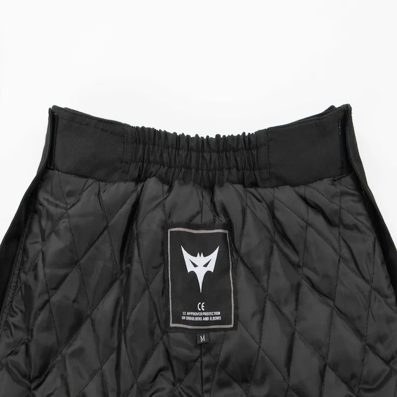 Surpantalon Moto Hiver coupe - vent et anti - pluie | All Road Pro™ - Noir /Beige - LE PRATIQUE DU MOTARD