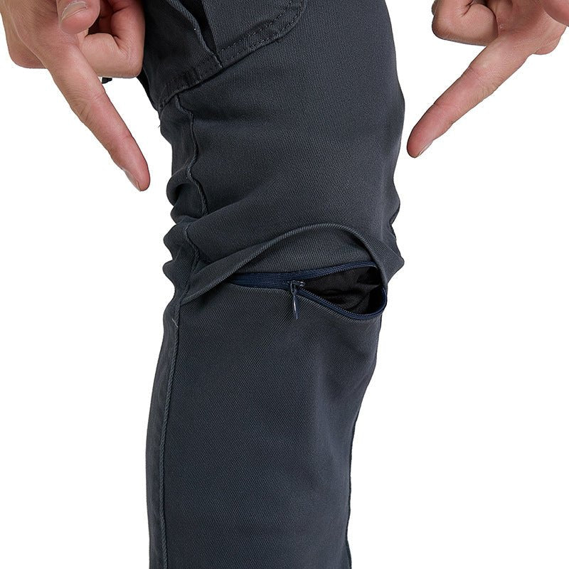 Pantalon cargo moto homme - Navy | UrbanGear™ - LE PRATIQUE DU MOTARD
