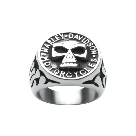 Bague Harley Davidson - Le Crâne des Routes