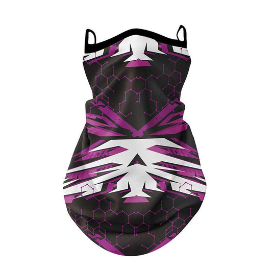 Tour de cou moto femme - Graph violet - LE PRATIQUE DU MOTARD