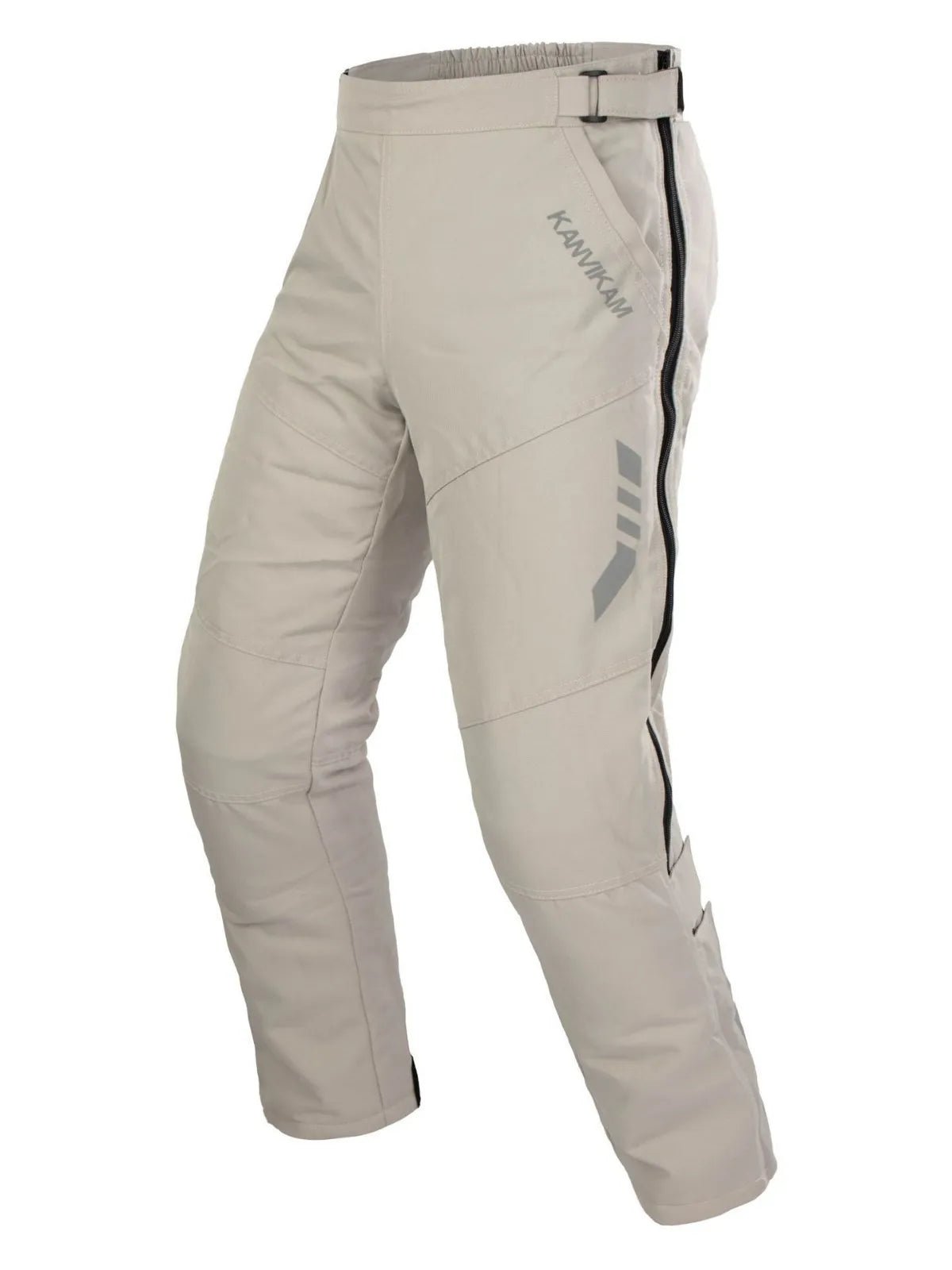 Surpantalon Moto Hiver coupe - vent et anti - pluie | All Road Pro™ - Noir /Beige - LE PRATIQUE DU MOTARD