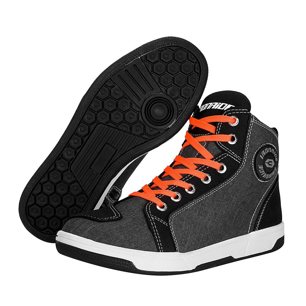IRONRIDE™ Sneakers Moto Urbaines – Renfort Malléole & Zip - LE PRATIQUE DU MOTARD