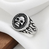 Biker ring 1% 1st (Silver)