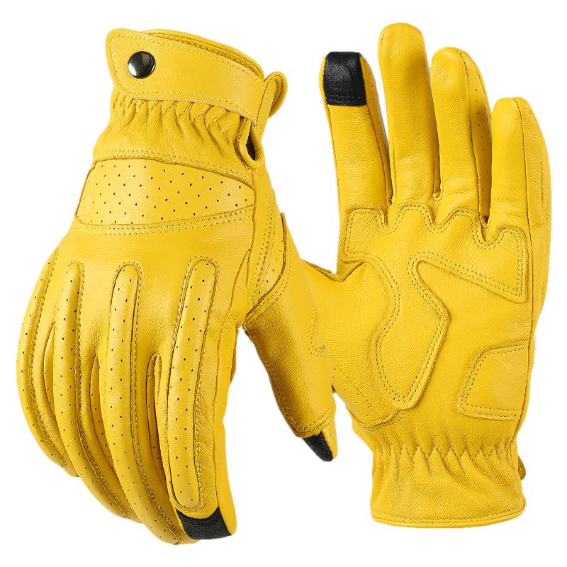 Gants moto cuir vintage été - LE PRATIQUE DU MOTARD