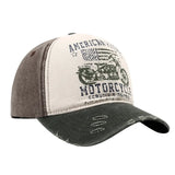 Casquette biker vintage - American Motorcycle - LE PRATIQUE DU MOTARD