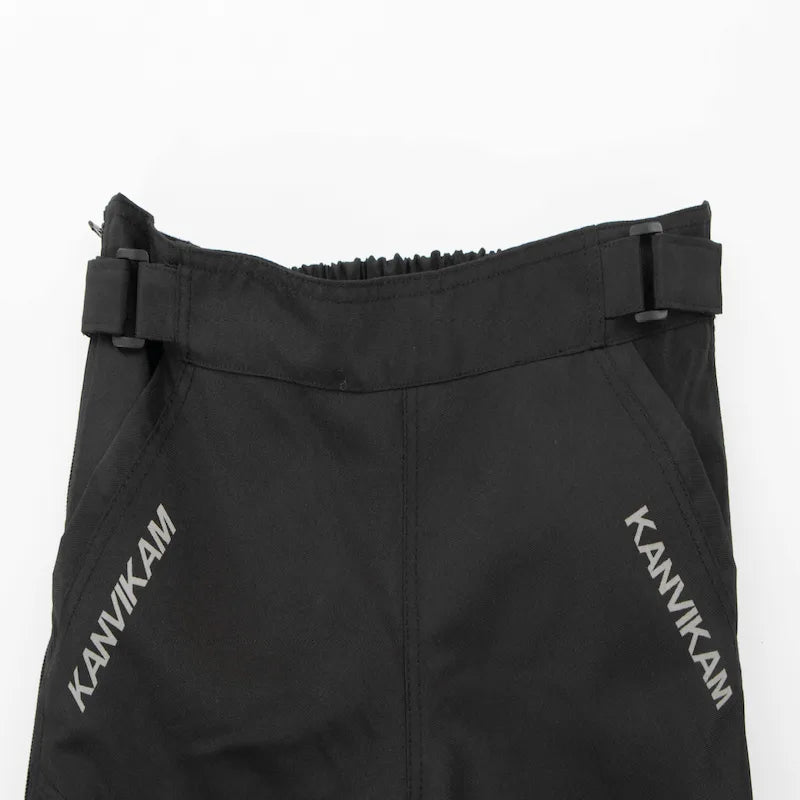 Surpantalon Moto Hiver coupe - vent et anti - pluie | All Road Pro™ - Noir /Beige - LE PRATIQUE DU MOTARD