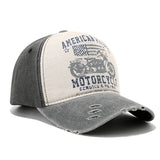 Casquette biker vintage - American Motorcycle - LE PRATIQUE DU MOTARD